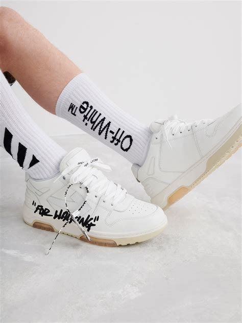 off-white sneakers out of office